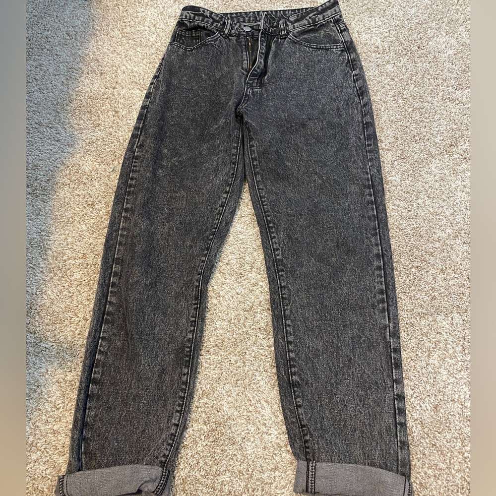 Shein high rise mom jeans